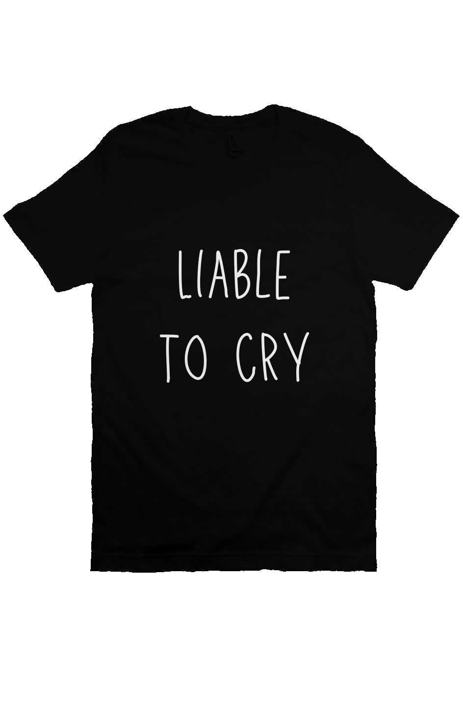 LIABLE TO CRY T Black