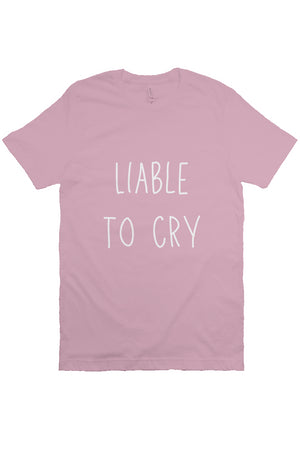 LIABLE TO CRY T Soft PINK