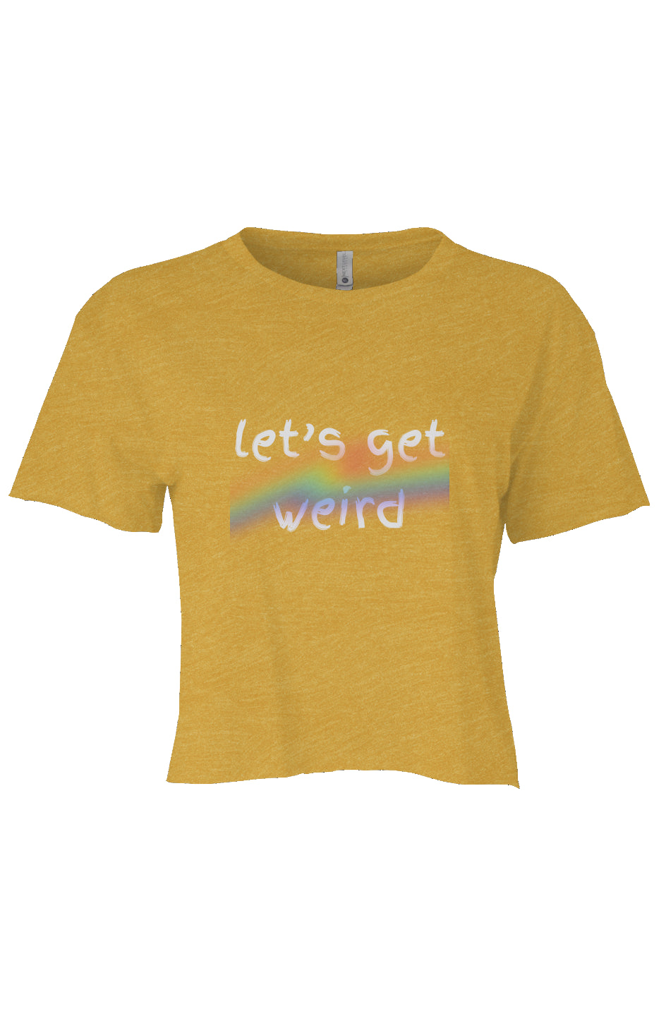 let’s get weird Crop Yellow PRIDE