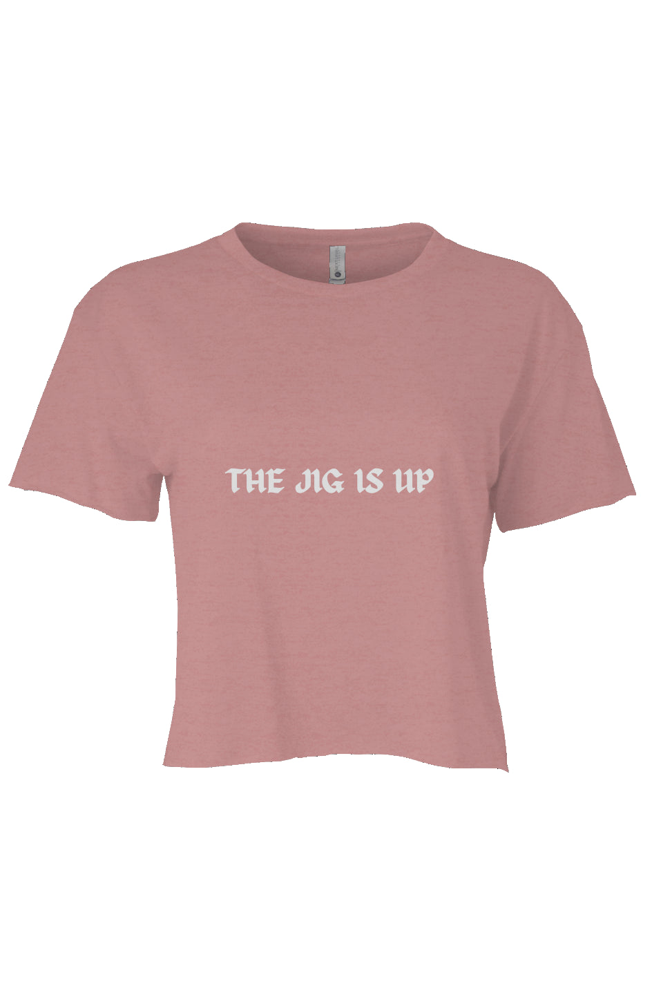 THE JIG IS UP Crop Pink