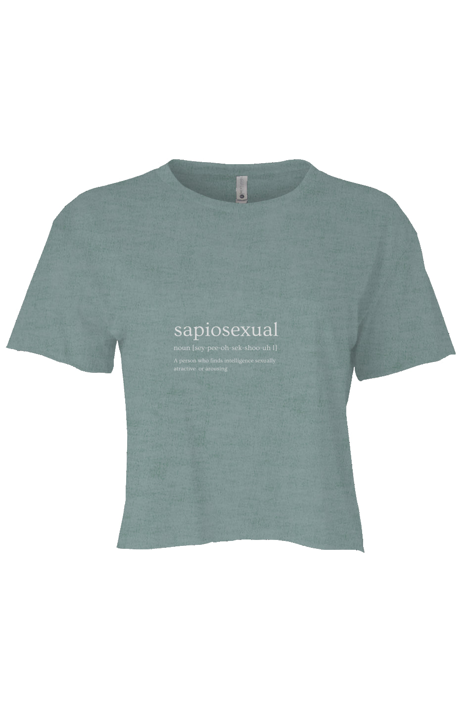 sapiosexual Crop Mint