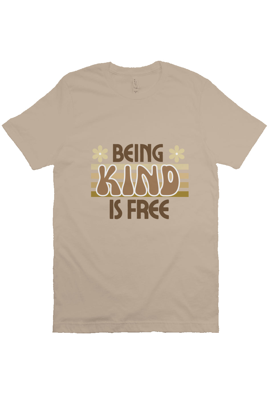 BEING KIND IS FREE T Beige 