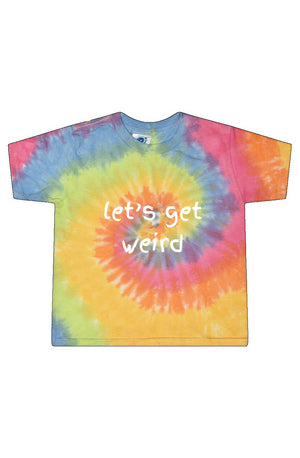 let’s get weird Cropped T Tie-Dye