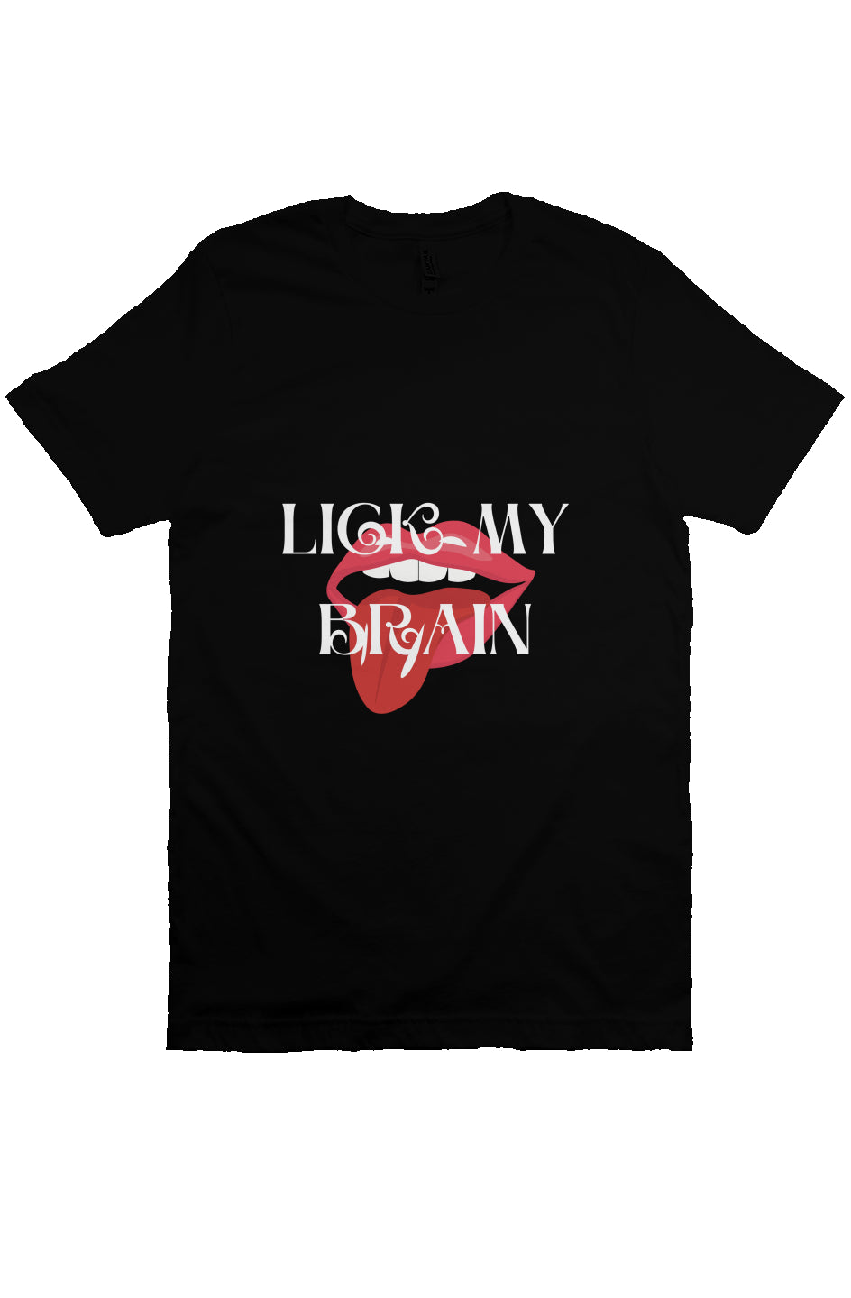 LICK MY BRAIN T Black