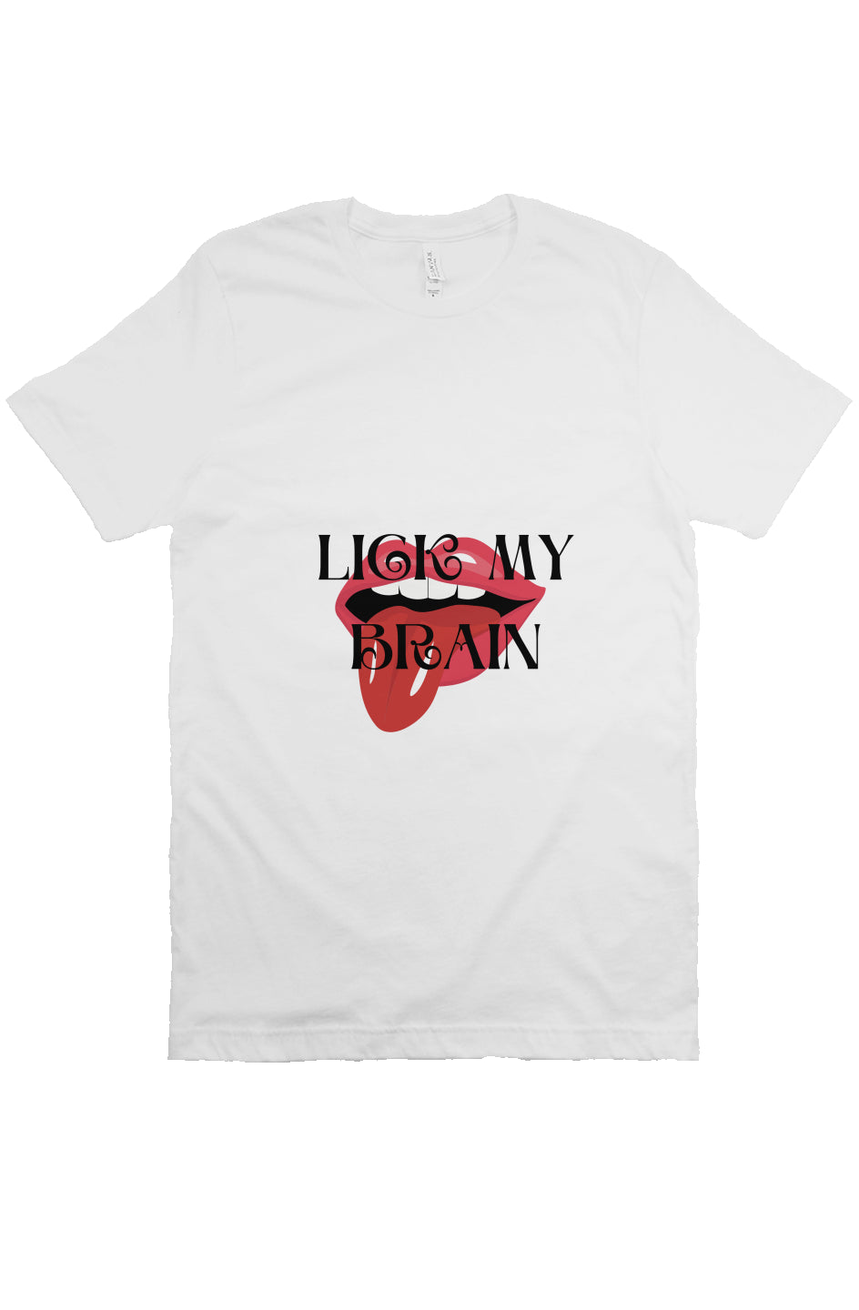 LICK MY BRAIN T White