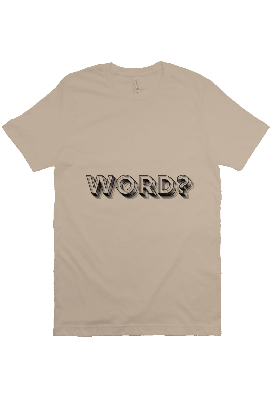 WORD? T Beige