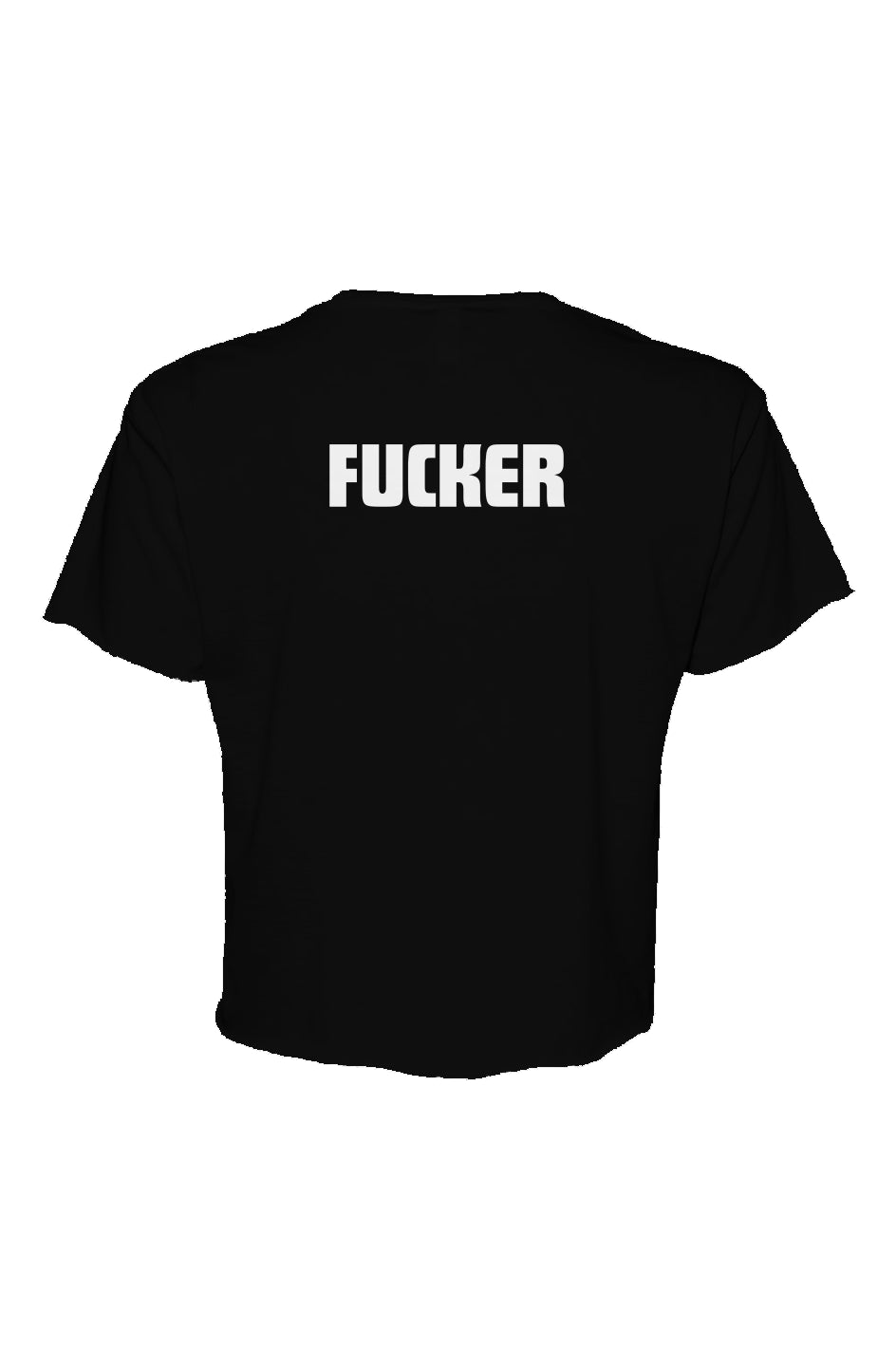 Mother Fucker Crop Black